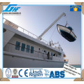 dock deck hydraulic marine crane